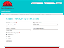 Tablet Screenshot of bangalorecaterers.com